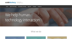 Desktop Screenshot of codefactoryglobal.com
